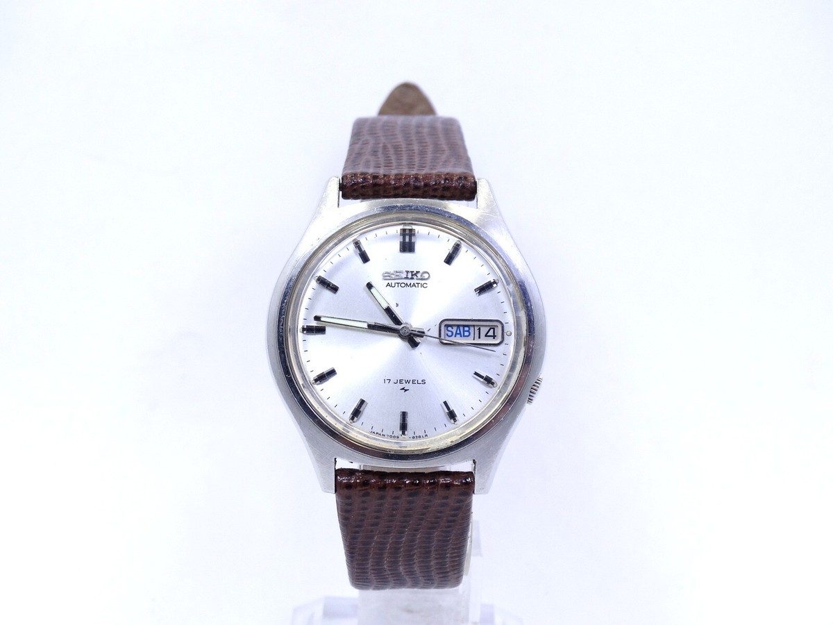 Men's Vintage SEIKO AUTOMATIC 17 Jewel 7009 828 LR Stainless Steel