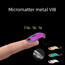 3PCS Spinnerbait Spoon Bait 2.5g-5g Metal Crankbait Fishing Lures Blade Bass