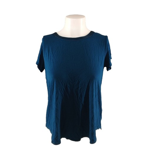 SUNNYLiFE Women's Top Petite 2XP Waffle Knit & Jersey Button Front