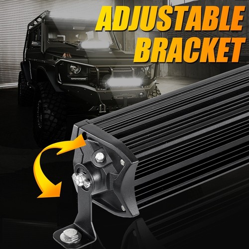 Barra de luz LED AUXBEAM 12 pulgadas lente profesional 5D lámpara todoterreno para Ford F150 2015-2017 - Imagen 5 de 12
