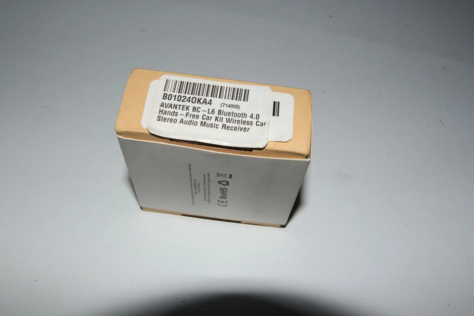AVANTEK BC-L6 Bluetooth 4.0 Manos Libres Coche Kit Receptor de Audio Estéreo Inalámbrico Foto 4 de 4