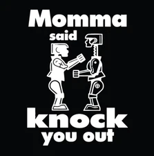 Momma Said Knock You Out shirt Rock 'em Sock Rockem Sockem LL Cool J 80s t-shirt
