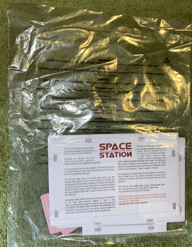 Escape Room the Game - Piezas de repuesto - Estación Espacial Escape Room Foto 2 de 2