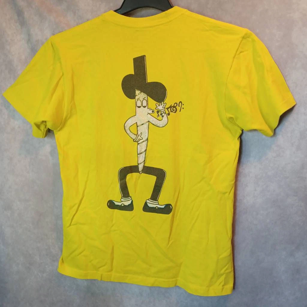 T shirt graphique homme Supreme Joint Man Supreme Team jaune manches courtes M
