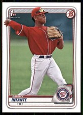 2020 BOWMAN DRAFT 1ST BASE PAPER PROSPECT BD48 SAMMY INFANTE NATIONALS