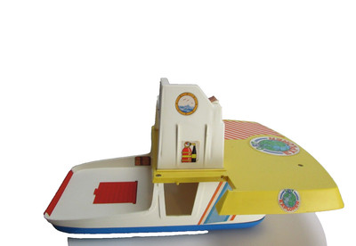 Vintage GRT Explorer Toy Ship Boat Only by Kusan No. 160 USA Submarine Hatch