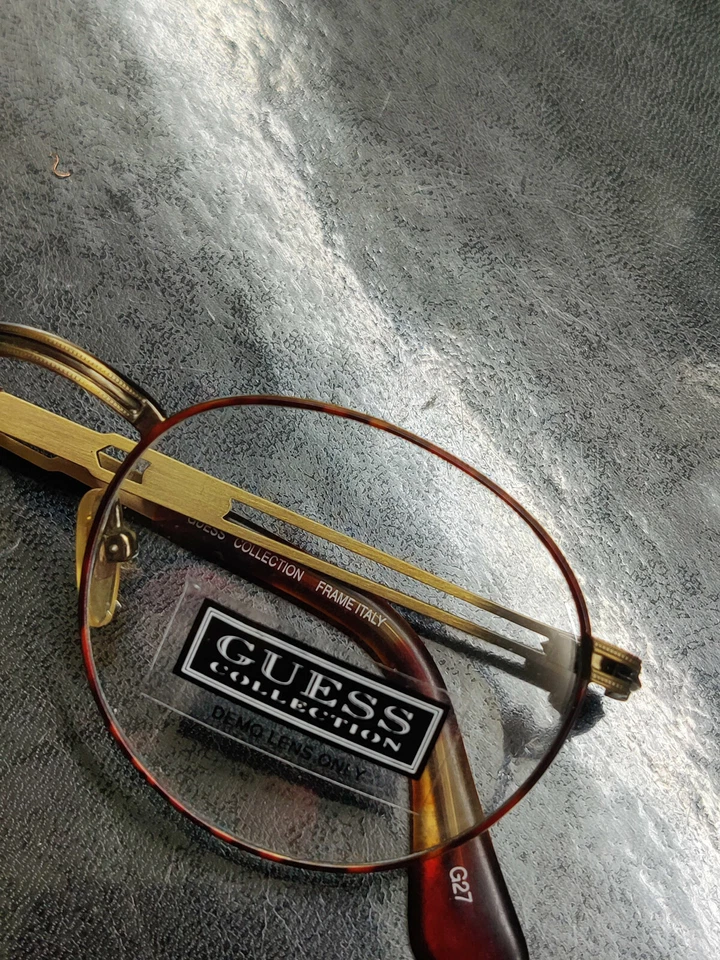 GUESS Vintage Eyeglasses Frame GU 4012 DA/AG 51 19 140 Italy Bronze color - Image 3 of 4