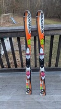Rossignol Radical SX Kids Race Skis with Rossignol Bindings   120 cm Used Waxed