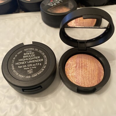 2 Pc -Laura Geller Baked Brûlée Highlighter * Honey Lavender * New No Box 0.05oz