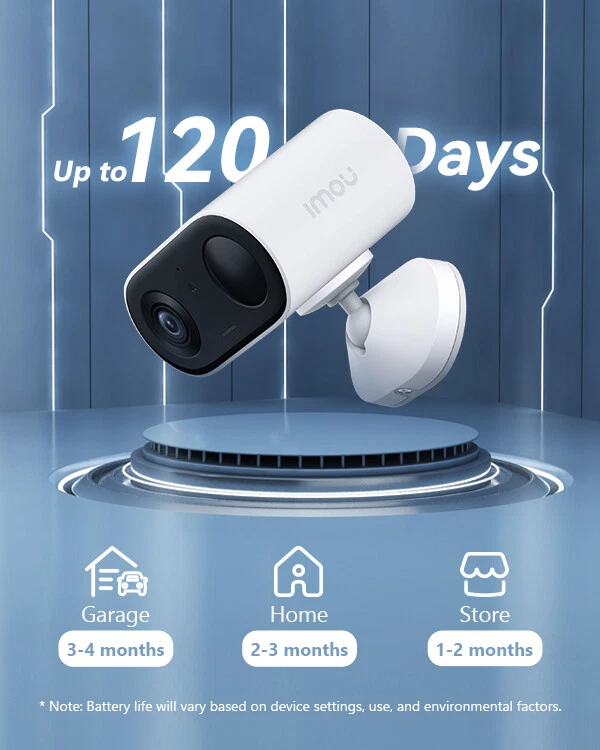 Outdoor security camera with local storage 2025