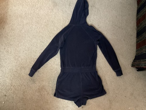 Polo Ralph Lauren Hooded Romper Blue Girl’s 8/10 - Picture 2 of 4