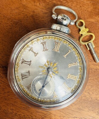 Pair Cased, 1876, Fusee Lever, Silver Dial Pocket Large
