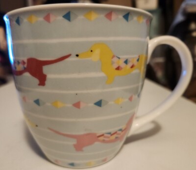 MILLY GREEN DACHSHUND Pastel Weiner Dog Coffee Tea Mug