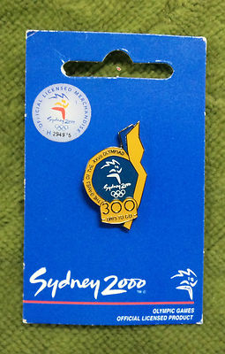 #P191.   SYDNEY 2000 OLYMPIC PIN - 300  DAYS TO GO