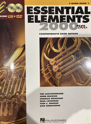 Essential Elements 2000 F Horn Buch 1 + CD/DVD (HL00862576) **50% Rabatt**