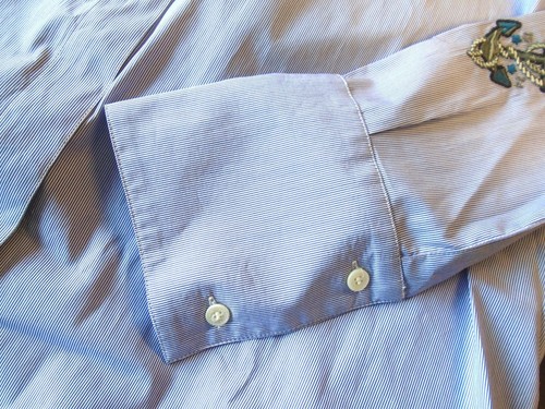 Belstaff Pincord Streifen Shauna Shirt Belstaff Patches neu mit Etikett Euro 44 Large $595 - Bild 5 von 10