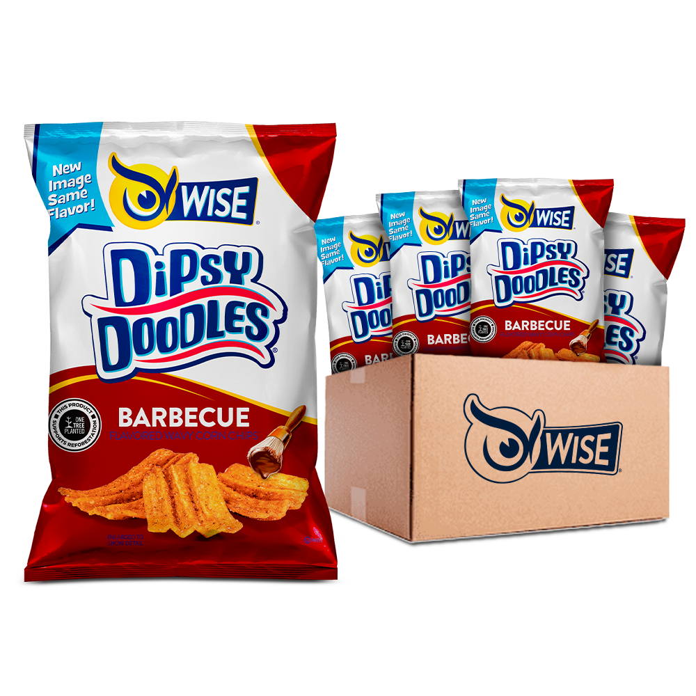 Wise Snacks - BBQ Dipsy Doodles Wavy Corn Chips