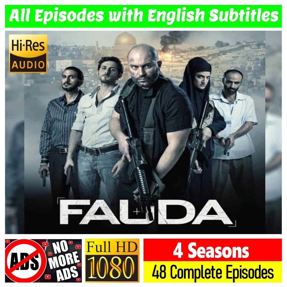 Fauda Chaos 1080p FHD Mossad Drama English Subtitles No
