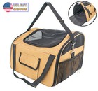 Pet Carrier Cats Dogs Small Animals Airline TSA Approved Car Seat  Collapsible