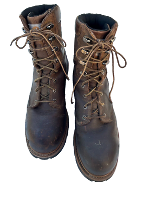 Carhartt Work Boots Safety Steel Toe Brown Shoes Size 13 | eBay display picture 2