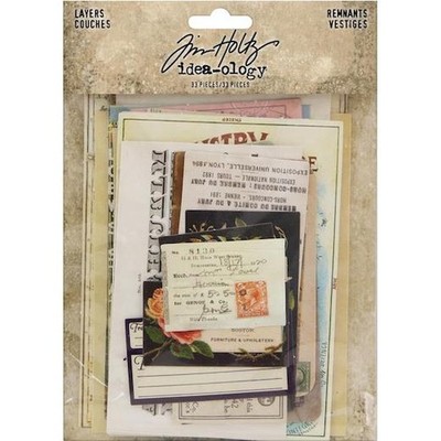 Tim Holtz Idea-ology Layers Karten 33 Stück - Reste TH93956