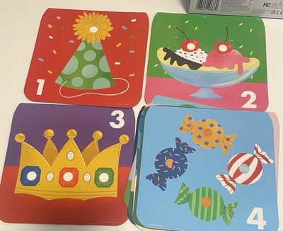 Educational Insights Design & Drill 123 1 2 3 Toys REPLACEMENT Number cards