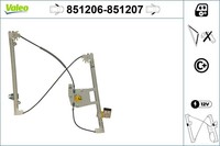 Valeo Fensterheber 851206 FüR Peugeot