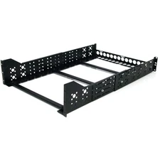 StarTech 19 Adjustable Depth Universal Server Rack Rail - For Server - Steel -
