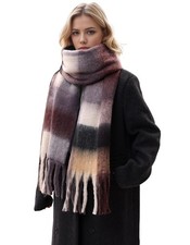 Scarf for Women Winter Warm Long Shawl Large Scarves Cold Weather Thick Blank...