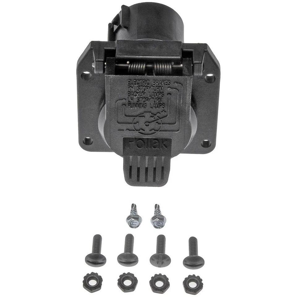 Arnés de enganche de remolque Dorman conector de enchufe de cableado receptáculo para Ford Lincoln Foto 4 de 4