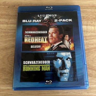 The Running Man/Red Heat (Blu-ray Disc, 2-Disc) Arnold Schwarzenegger- RARE OOP