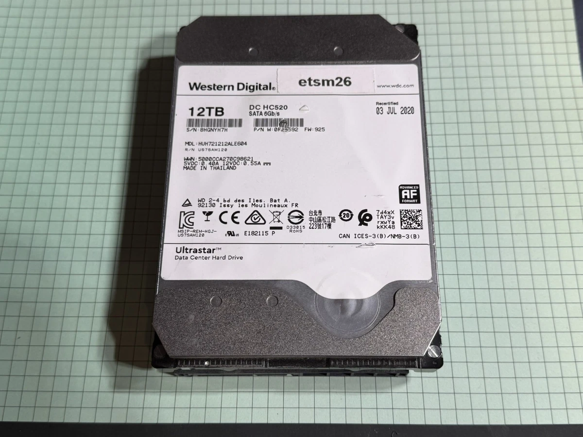 HGST Internal Hard Disk Drives 12 TB Storage Capacity for sale - eBay