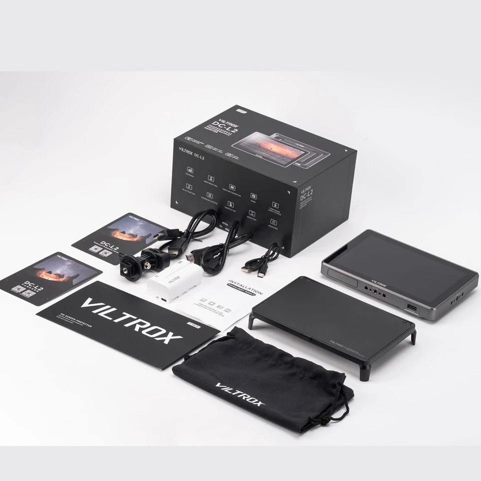 Viltrox DC-L2 7 Inch 4K HDMI 3G-SDI 600Nits Camera Field Monitor Touch-Screen - Image 3 of 4