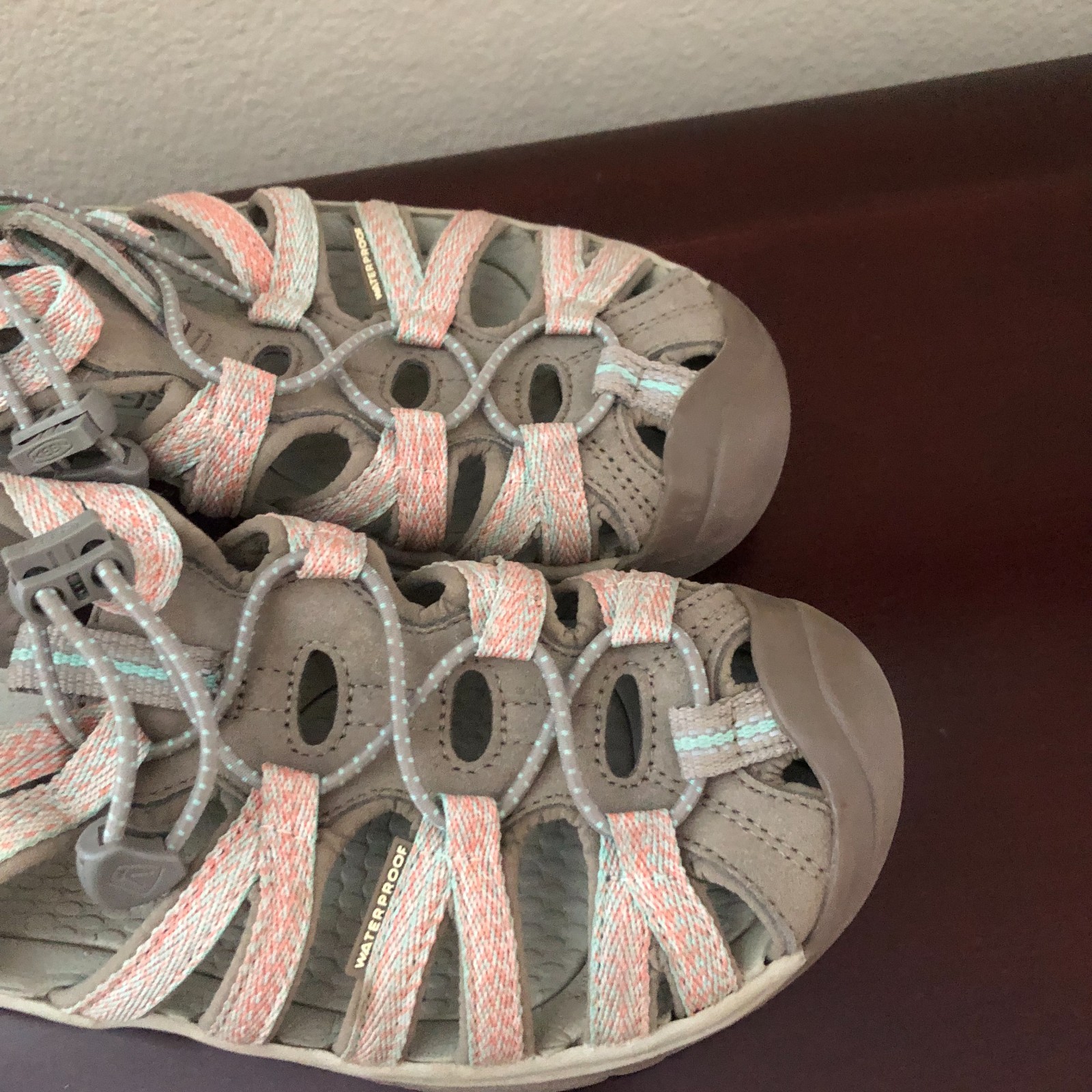 Sandali Keen donna da passeggio con gancio taglia 6 impermeabili multicolore