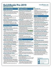 QuickBooks Pro 2019 Quick - Pamphlet, by TeachUcomp Inc; TeachUcomp - Very Good