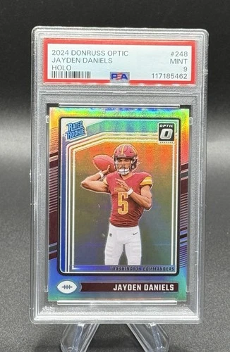 2024 Jayden Daniels Panini Donruss Optic Rated Rookie #248 Holo RC PSA 9