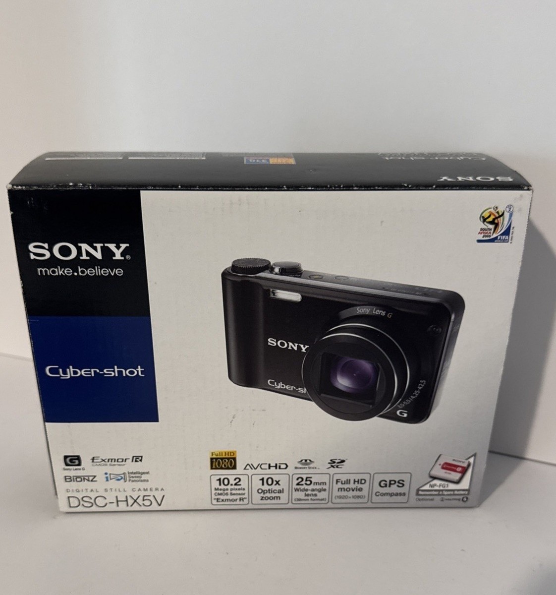 Sony Cyber-shot DSC-HX5 20.4MP Digital Camera 30X Black SD battery Sony Cyber-shot DSC-HX5 20.4MP Digital Camera 30X Black SD battery