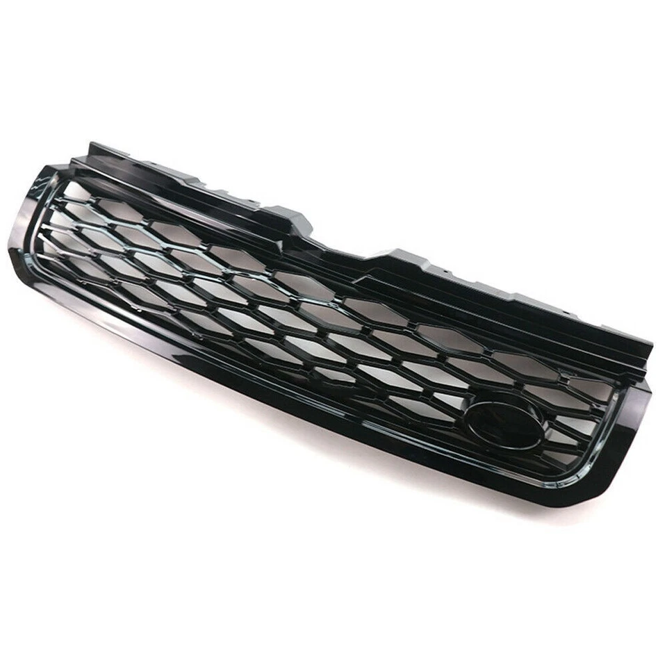 Parachoques delantero negro brillante apto para Range Rover Evoque 2012-2018 rejilla de admisión de aire Foto 2 de 4
