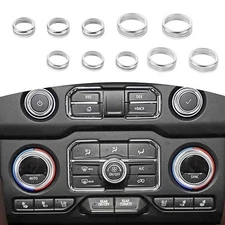 Console Control Knob Covers Trim Rings for 2019 up Console 2020 up Accessories