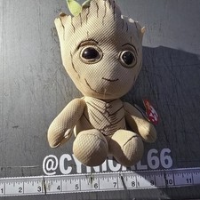 Ty Groot Plush Beanie Babies Marvel Guardians Of The Galaxy Collectible 7" NWT