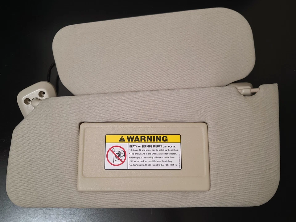 Ford Expedition Lincoln Navigator Sun Visor Set Driver Passenger OEM 2003 - 2006 - Image 4 of 4