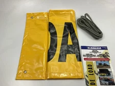 Ancra 49894-10 18" X 84" Wide/Oversize Load Banner Sign W/grommets & 44" Ropes