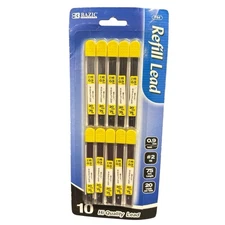 Bazic Mechanical Pencil Hi-Quality Lead Refill .09mm 10 Pk