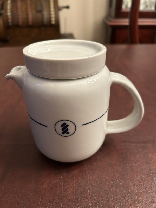 1980s Sitmar Line / Cruises 🚢 porcelain Teapot 🫖 