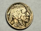 1927 Indian Head BUFFALO NICKEL. XF, full horn. #n1