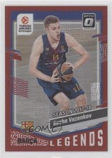 2023 Panini Donruss EuroLeague Legends Optic Red Prizm 31/99 Sasha Vezenkov 14dq