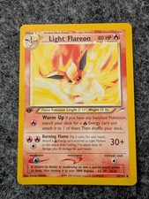 Light Flareon 46/105 1st Edition Neo Destiny Pokémon Card WOTC on eBay