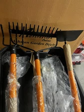 Ashman 3 Various Assorted Garden Rake Bow Rake, Garden Cultivator and Garden Hoe