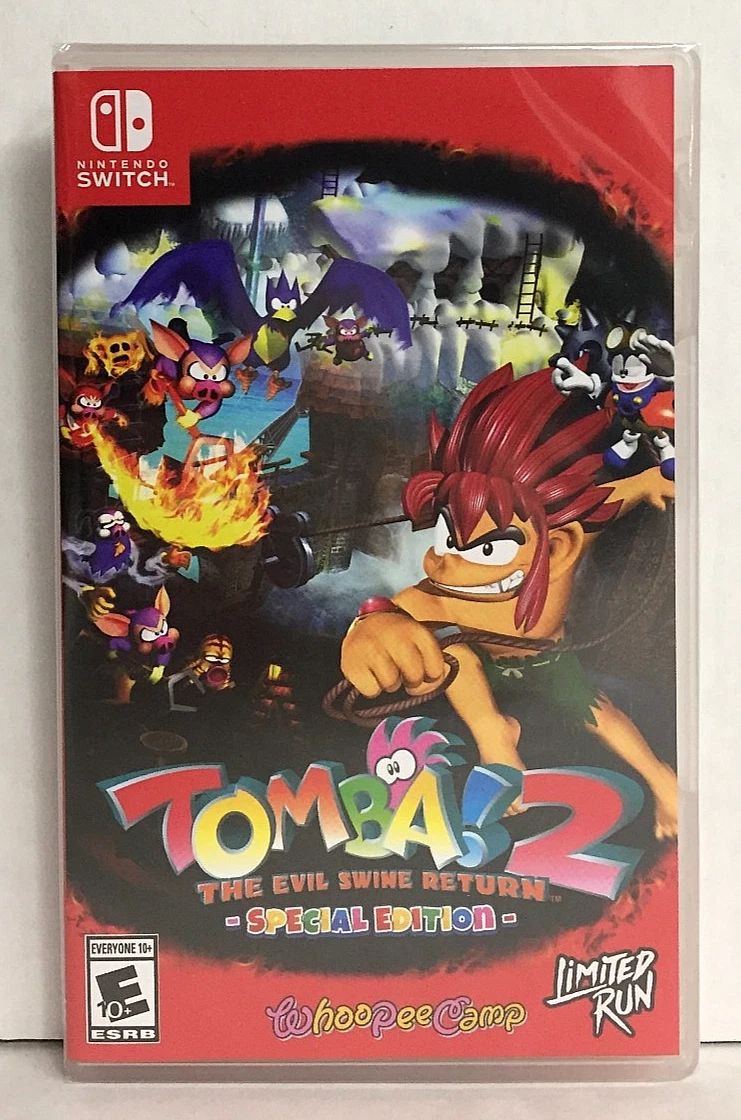 Tomba! 2: The Evil Swine Return Action & Adventure Video Games for