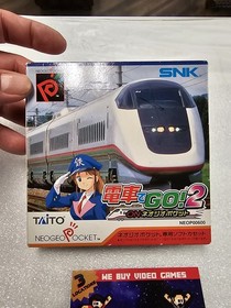 SNK Densha de Go! 2 for Neo Geo Pocket. Complete CIB US Seller!!